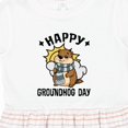 thumbnail image 4 of Inktastic 2026 Happy Groundhog Day Girls Toddler Dress, 4 of 5
