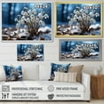thumbnail image 4 of Designart "Serenity Among Snowdrops in the Snow I" Floral Floater Framed Canvas Wall Art, 4 of 7