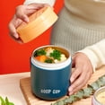 thumbnail image 3 of Ludlz 500ML Insulated Food Jar Leakproof Food Grade Portable Large Capacity Stainless Steel Thermal Hot Food Soup Vacuum Lunch Container, 3 of 7
