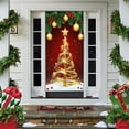 thumbnail image 5 of JoyMoreHome Christmas Door Cover Decoration, 35.4x72.8 Inch, House Backdrop Scene Door Cover, for Xmas Holiday Door Decoration, 5 of 6