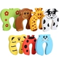 thumbnail image 1 of protectores para pellizcos de dedos, tope de puerta de animales de dibujos animados, cojín de espuma suave, protector de dedos para bebés, evita lesiones por pellizcos en los dedos, portazos y que el, 1 of 6