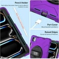 Case for iPad Pro 11 Inch 2024 (5th Gen), with Screen Protector