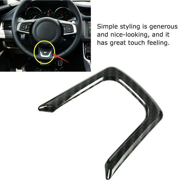 Steering Wheel Sticker, Carbon Fiber Non- Steering Wheel Decoration Steering Wheel Accessories, Steering Wheel Sticker For XE F-pace E-PACE