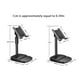 thumbnail image 3 of Sidaley Soporte para teléfono Rotación ajustable Soporte para teléfono inteligente Soporte portátil para el hogar Oficina Escritorio Tablet Soporte Teléfono y Comunicación Levantamiento, 3 of 6