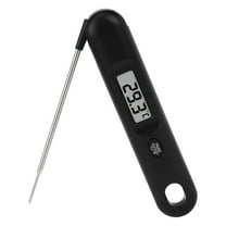 Unique Bargains Durable Digital Meat Thermometer for Home and Kitchen Black 6.1x1.5x0.9 In