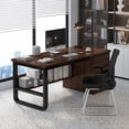 thumbnail image 2 of Boss Writing Desk Modern Luxury Ergonomic Drawing Desk Office Computer Organizadores De Escritorio Office Furniture Executive My Lux Decor Round, 2 of 18