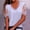 Purple, variant on UANWENN Women's Loose V Neck T Shirt Shirt with Lace Stitching Clothes Hide Tummy Workout Pack Neck Tee Shirt Casual Women's Tops Short Sleeve Shirts Women Snow Long Sleeve Shirts Women Womens Medium