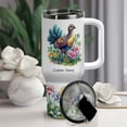 thumbnail image 2 of Woodcock Lover Personalized Tumbler 40oz – Custom Name Stainless Steel Travel Coffee Cup with Straw & Lid – Bird Animal Gift for Women Girls Birthday Christmas, 2 of 6