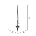 thumbnail image 2 of Vickerman 18" Silver Shiny Cupola Finial Ornament, Pack of 2, 2 of 2