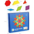 thumbnail image 5 of Rompecabezas de madera Tangram Montessori juguete educativo clásico-155 formas geométricas y 24 tarjetas de diseño para niños de 3 4 5 6 7 años esquí esquí Gafas de esquí, 5 of 5