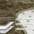 thumbnail image 6 of Pentantan 5ft x 8ft Shag Area Rugs, Fluffy Rug for Living Room Bedroom, Soft Plush Pile Indoor Carpet, Dark Green, 6 of 7