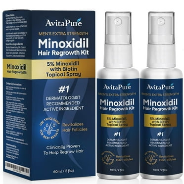 5% Minoxidil for Men and Women Hair Growth Serum, Hair Growth Oil Biotin Hair Regrowth for Stronger Thicker Fullness,