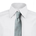 thumbnail image 2 of Flower Necktie, Summer Blooms Petals, Dress Tie, 3.7", Baby Blue and Taupe, by Ambesonne, 2 of 3