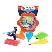 Crunch Labs by Mark Rober, Experience Mind Blowing Fun with Turbo Trick Planes, Fold, Launch, Fly & Create The Ultimate Paper Airplane, Ages 8+