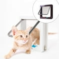 thumbnail image 3 of Becaristey Pet Flap 4 Way Lockable Door Weather-resistant Durable Hands-free Security Flap Door For Dog Cat 1Set, 3 of 5