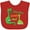 Red, variant on Inktastic My Mawmaw Loves Me Grandson Boys Baby Bib