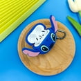 thumbnail image 6 of [1 Pack]Cute Protective Case for AirPods 4 (2024), 3D Cartoon Design Silicone Case Cute Accessory with Keychain/Cleaning Kit (Blue), 6 of 6