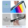 thumbnail image 6 of GEAK for iPad A16 11th 10th Generation Case with Keyboard, 7 Colors Backlit Detachable Folio Keyboard Cover with Pencil Holder for iPad 10th Gen 10.9 Inch/11th Gen 11 Inch, Blue, 6 of 9