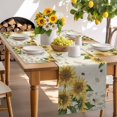 thumbnail image 6 of Placemats Set of 4, Sunflower Place Mats Retro Floral Dragonfly Tablemats Washable Placemat Table Decoration for Kitchen Table Dinner Party Home Decor Indoor Outdoor 13x19 Inch, 6 of 9