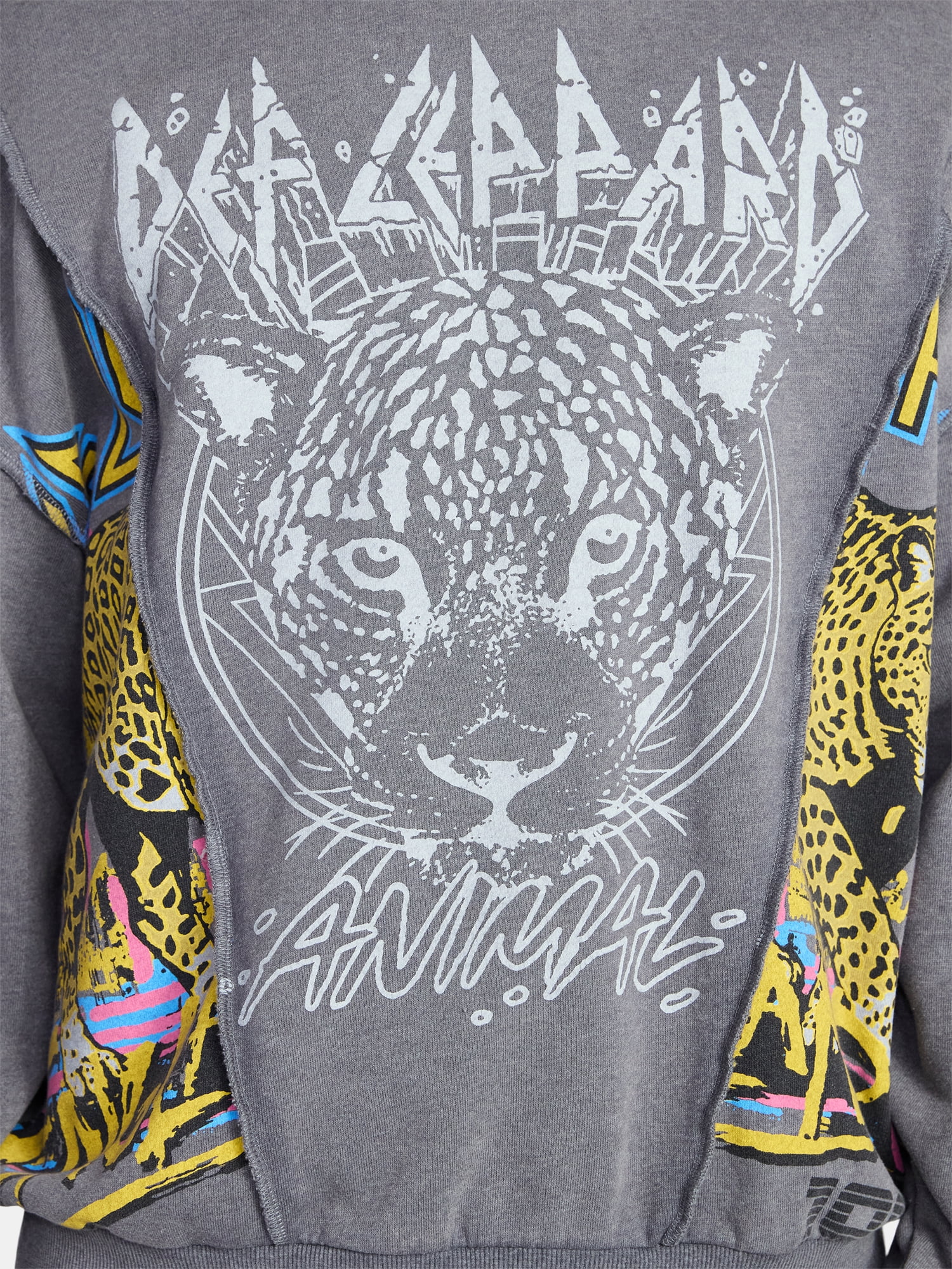 Def Leppard Men's Crewneck Sweatshirt with Long Sleeves, Sizes S-3XL