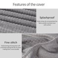thumbnail image 2 of Sofa Arm Covers 2/4pcs Sofa Arm Covers Armrest Cover High-Grade Spandex Stretch Arm Caps Waterproof Furniture Protector Dustproof Sofa Towel Slipcovers Armchairs Covers for Sofa Couches R, 2 of 7