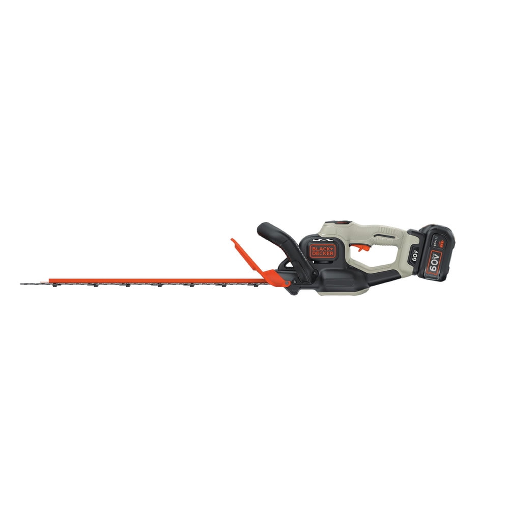  BLACK+DECKER 60V MAX* Cordless Hedge Trimmer, 24-Inch