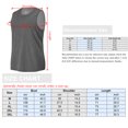 thumbnail image 2 of Camiseta sin mangas atlética para hombre, sin mangas, camisetas elásticas de secado rápido, entrenam Abanopi Chaleco deportivo, 2 of 7