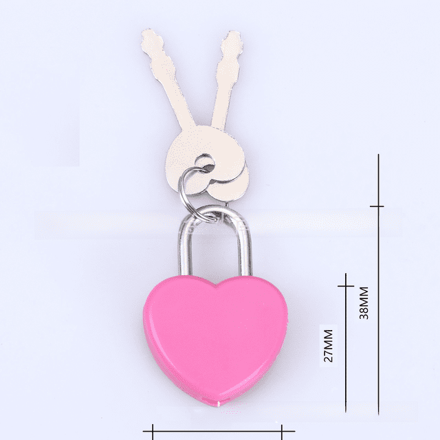 Mini candado, candado pequeño, candado de papelería, candado para manualidades, candado para diario, candado cuadrado, candado con forma de corazón