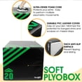 thumbnail image 3 of Yes4All 3 in 1 Foam Plyometric Jump Box Jump Training & Conditioning-Plyo Jump Box for Jump Training Fitness Workout Exercise 7kg - 20 24 30 inch,Green, 3 of 7