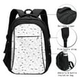 thumbnail image 3 of Pofeuu Airplane Print Storage Laptop Backpack with USB Charging Port[Water Resistant] College Computer Bookbag Fits, 3 of 7