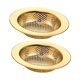 thumbnail image 4 of Filtro colector de cabello para desagüe de ducha, accesorios de cocina, tapón de fregadero de malla fina, colador de fregadero de cocina para piso oro, 4 of 9