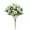 White, variant on Artificial Chrysanthemum Flower Silk Faux Floral Stem for Home Wedding Garden Party Decoration Realistic 14 Inch Yellow