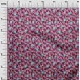 thumbnail image 2 of oneOone Viscose Chiffon Fabric Dot & Flower Floral Decor Fabric Printed BTY 42 Inch Wide, 2 of 4