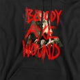 thumbnail image 2 of Popfunk Bloody Axe Wound Key Art Adult Pull-Over Hoodie, Black, 5X-Large, 2 of 5