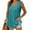 Sky Blue, variant on WCJM Women's Casual V Neck Button Down Strappy Cami Tank Tops Summer Sleeve Summer Tank Tops for Women 2026 Loose Fit Pleated Square Neck Sleeveless Shirt Curved Flowy Vest Basic Cotton Tee