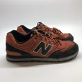 thumbnail image 2 of New Balance 574 Sneakers Black /Orange Mens Size 10.5US Running Shoes, 2 of 6