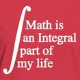 thumbnail image 3 of CafePress - Math Is An Integral Part Of My Life T Shirt - Women's Traditional Fit Dark T-Shirt, 3 of 4