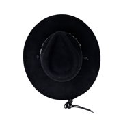 Stetson Men's Santa Fe Crushable Wool Hat Black, Small