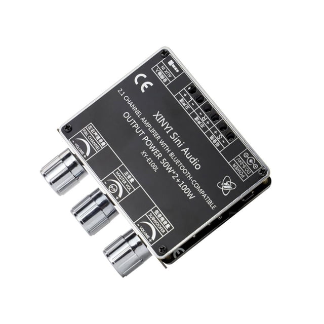 1 tablero XY-E100L App Control 50Wx2+100W Amplificador 2. Canal Subwoofer Audio Hugtrwg Para estrenar