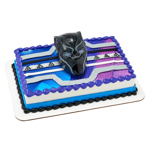 New Avengers Black Panther Warrior King Cake Topper Decoration Decoset Party Walmart Com Walmart Com