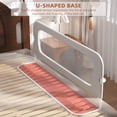 thumbnail image 6 of Vikua 46in Baby Bed Rail Height Adjustable Bed Safety Rail for Kids Guardrail with One-button Folding for Full, Queen and Adult Mattresses (Single Piece), 6 of 9