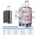 thumbnail image 2 of Luggage Cover Anti Scratch, Donut Strawberry Coffee Print Elastic Suitcase Protector Fits 18-32 Inch Luggage, 2 of 2