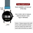thumbnail image 4 of Uxcell Stainless Steel Mesh Watch Band 18mm Quick Release Metal Replacement Adjustable Watch Strap with Magnetic Buckle for Men Women, Dark Green, 4 of 7
