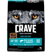 Crave Satisfy Their Nature Adult Dog Food Salmon & Ocean Fish -- 12 Lb