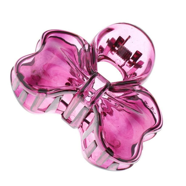 Clip de Garra de cabellero Pinza de Cabello Dentada Forma de Mariposa Joyas para Mujer Chica , Vino rojo Yinane Pinzas para el cabello con pinzas para el cabello para mujer