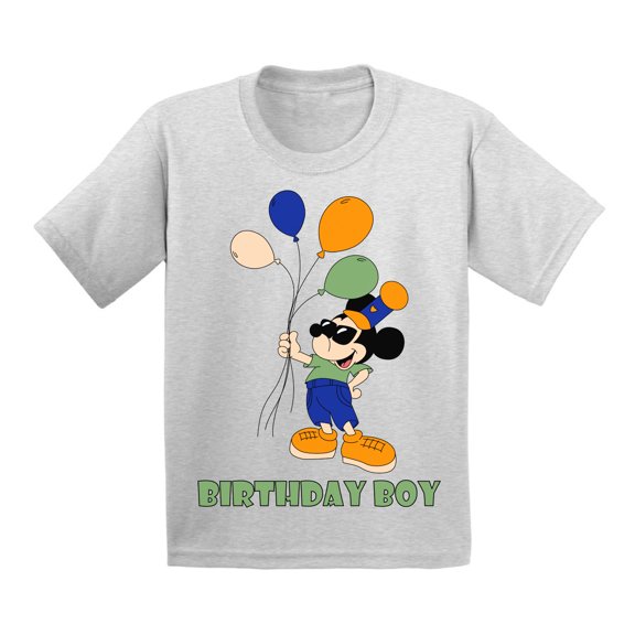 Awkward Styles Youth Shirt Mickey Birthday Boy Tshirt for Boys Minnie Steamboat Willie Kids Birthday Age 6 to 18 Cotton T-shirts S M L XL Graphic Tee