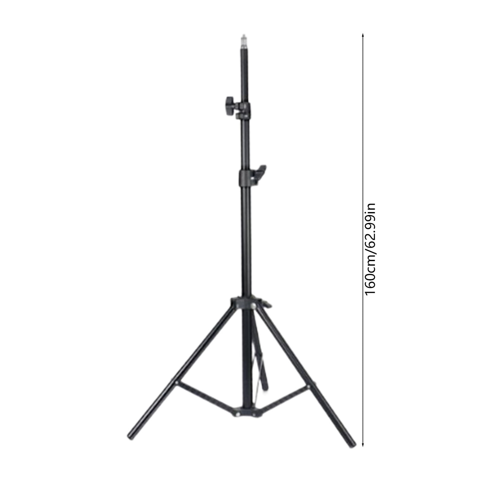 YOHAVEN Tablet Tripod Stand For Phone And Tablet, Aluminum Alloy, Up To 62.99 In, 360° Rotation, 180° Tilt, Secure Silicone Clamp, Foldable Portable, Stable Triangle Base For Desktop Or Floor Use