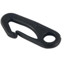 Super Tough Black Nylon Flag Snap - 2.375 Inch Rectangular Flag Clip for Everyday Use & Birthday Occasion