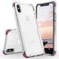 thumbnail image 1 of . Funda ZIZO Surge para iPhone Xs/X Transparente/Rosa, 1 of 6