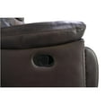 thumbnail image 4 of New Classic Furniture Nikko Leather Glider Recliner in Brown, 4 of 7